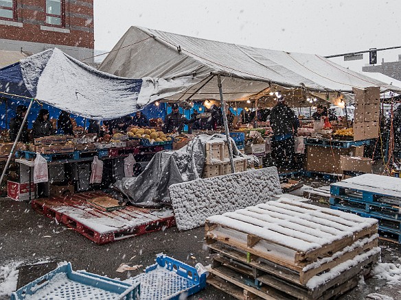 Boston 2017-008 Boston public market as the snow kicks into high gear