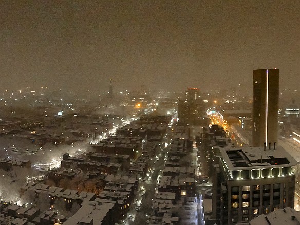 Boston 2017-013 View of snowy South Bay from hotel room at Copley Place