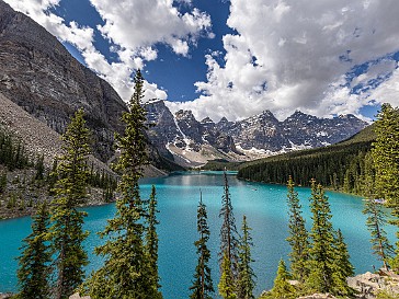 Moraine Lake It was impossible to conceive that there could be a lake prettier than Lake Louise, but I think Moraine Lake is the...