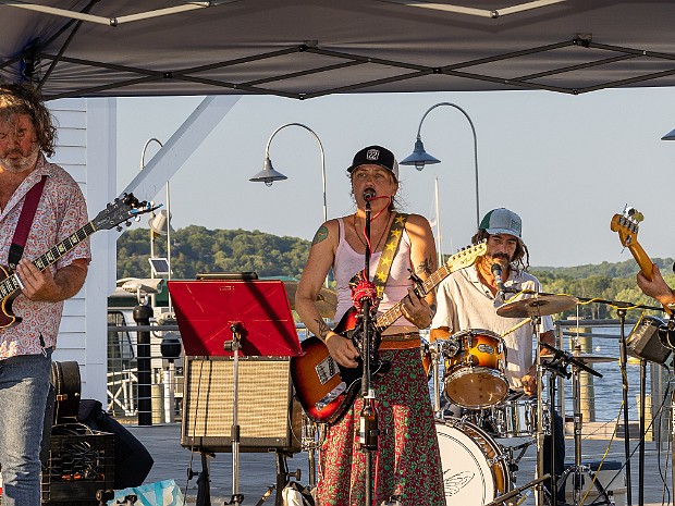 Thursdays on the Dock with Local Honey Erin Smith, John Martorelli, Jeremy Coster, and Abe Wilson as Local Honey had the crowd up and dancing on a steamy...