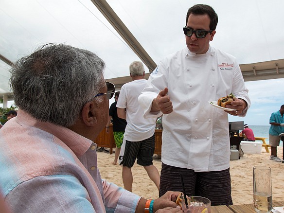 So, he walked over and made converts out of us Jan 18, 2014 1:20 PM : Francisco Trejo, Grand Cayman, Pedro Contreras : Maxine Klein,David Zeleznik,Daniel Boulud