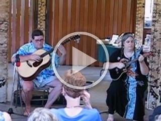 DougSandyMcMaster2004 Weekly slack key guitar concerts by Doug and Sandy McMaster at the Hanalei Community Center