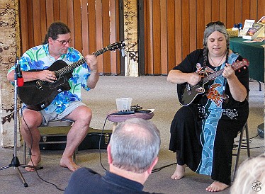 Kauai-006 Weekly slack key guitar concerts by Doug and Sandy McMaster at the Hanalei Community Center