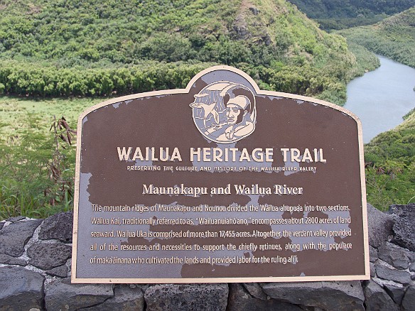 We took a short drive up Kuamo'o Road (Highway 580) to the Wailua River lookout May 6, 2010 12:40 PM : Kauai