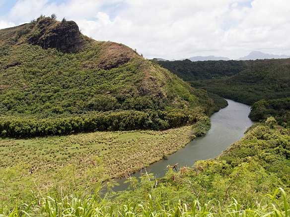 Upstream view of the Wailua River May 6, 2010 12:51 PM : Kauai