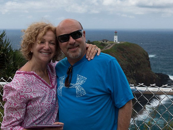Rob and Janie at the lighthouse May 14, 2014 2:03 PM : Janie Strasser, Kauai, Robbie Strasser