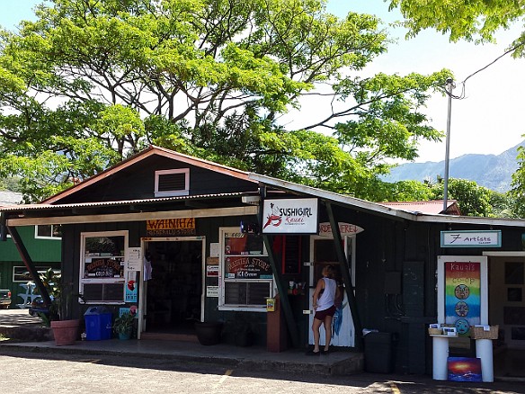 In other news, Red Hot Mama's burrito stand closed in Wainiha and was replaced by Sushi Girl. This is the only place for food and drink before the road ends at the Na Pali coast. May 16, 2014 1:17 PM : Kauai