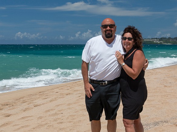 Max's brother Michael and Rona joined us for our first week in Kauai, here at Lumahai Beach May 15, 2016 1:53 PM : Michael Strasser, Rona Burke
