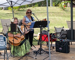 Kauai 2019-022 The pool bar at HBR has live music almost every afternoon (when it's not a deluge). The 
