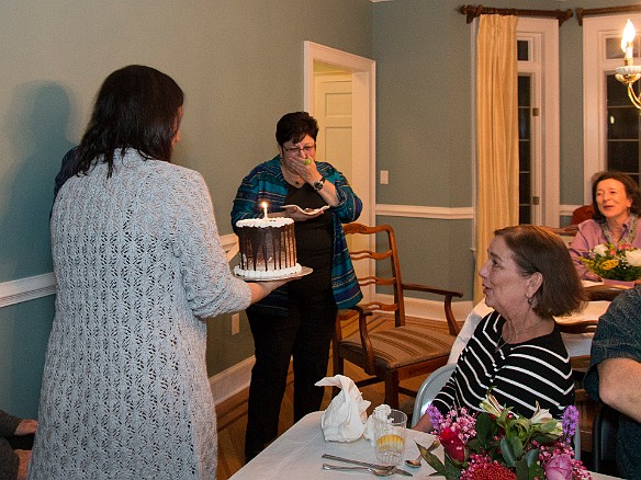 Cathy brings the birthday cake out and Max loses it Mar 5, 2016 8:40 PM : Maureen Beurskens, Maxine Klein