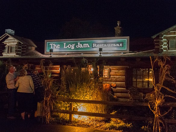 Friday night was a late rehearsal dinner at the  Log Jam Restaurant  in Lake George Sep 25, 2015 8:31 PM