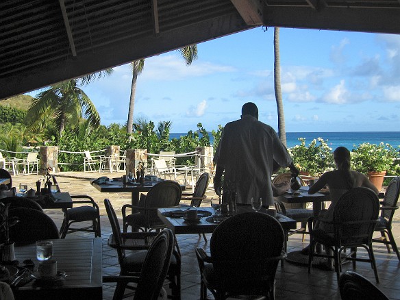 The Pavillion is the less formal of the restaurants. It is also open for breakfast and lunch. Feb 1, 2007 9:03 AM : BVI, Virgin Gorda 2007-02