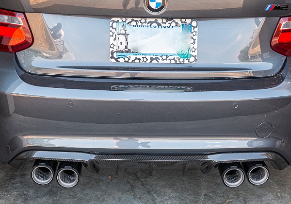 Carbon Fiber Exhaust Tips I swapped out the plain stock exhaust tips for carbon fiber and brushed aluminum ones to match the carbon fiber...
