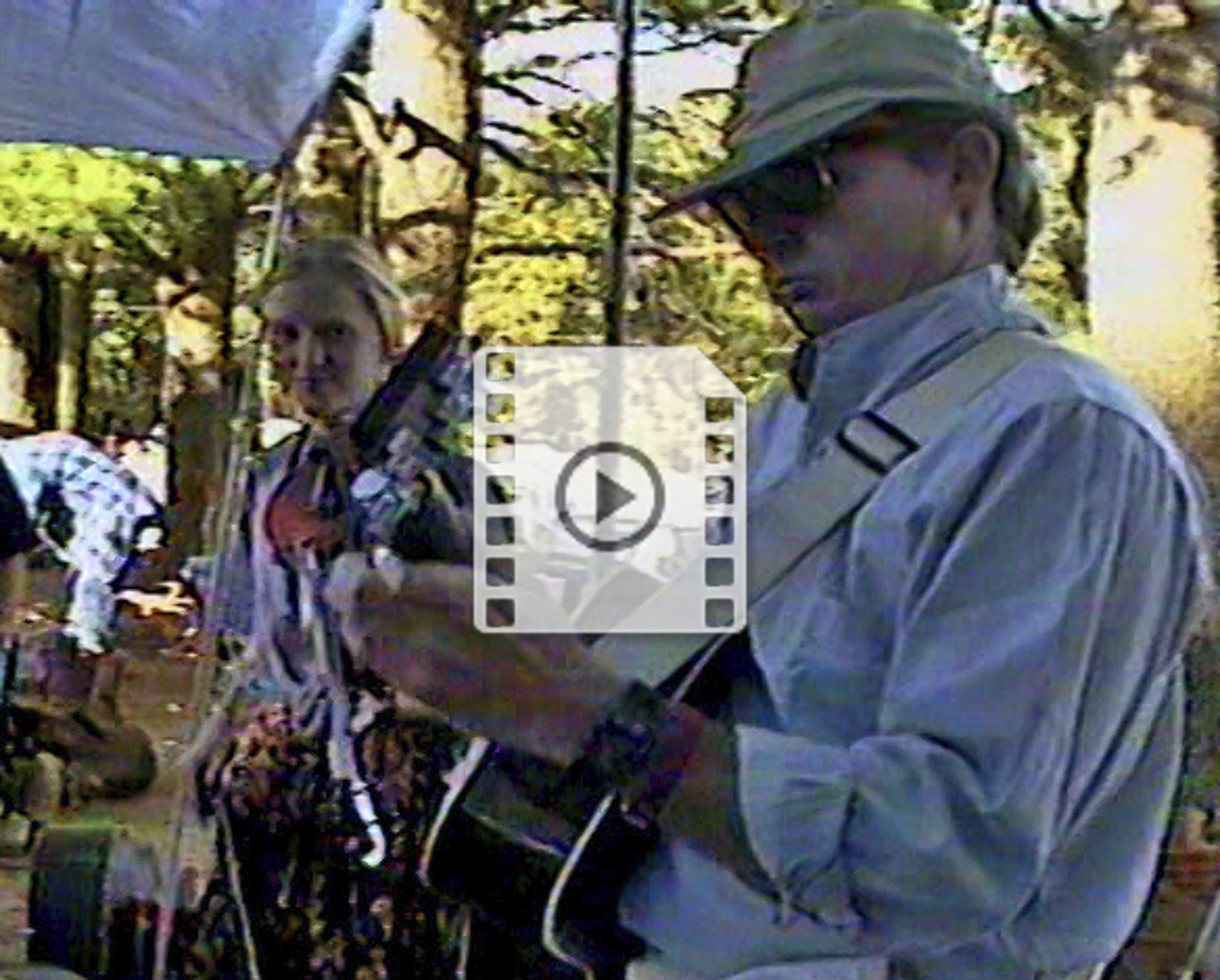 Blues Stay Away From Me Manic Mt. Boys campsite jam on "Blues Stay Away From Me" at the Thomas Pt. Beach Bluegrass Festival over Labor Day weekend 1995. With George Gibson: lead vocal, guitar; Thom Sayers: lead guitar; Joyce Anderson: fiddle; Jamie Peghiny: guitar; Catya von Korolyi: bass. Background appearances by Todd Shattuck, Betsy Rome, Lisa Sayers, and Stuart Rocheford. Special guest appearance by Patty Mason and her dancing dog (and other parts). And to set the record straight, I inherited this video from Maggie Bender and did not shoot it myself!