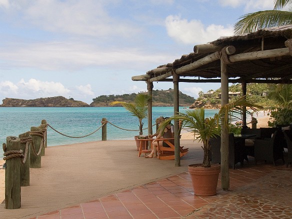 The bar overlooking Galley Bay Jan 8, 2009 11:40 AM