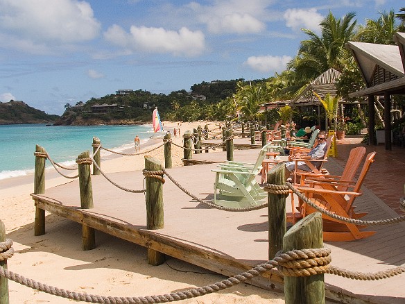 View from the front of the Sea Grape Jan 8, 2009 11:45 AM : Antigua