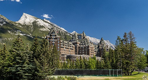 Banff-001 Our tour ends with two nights at the Fairmont Banff Springs