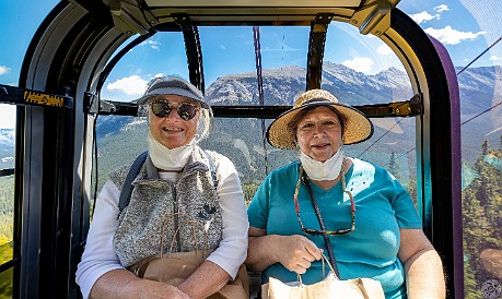 Banff-032 The 8 minute ride up to Sulphur Mountain