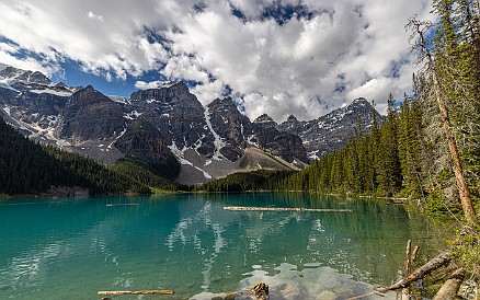 MoraineLake-013 It was impossible to conceive that there could be a lake prettier than Lake Louise, but I think Moraine Lake is the grand prize winner. Absolutely stunning,...