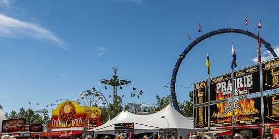 Stampede-016 At first the midway looked like any other state fair aside from the Canadian flags