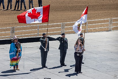 Stampede-040 The Canadian national anthem