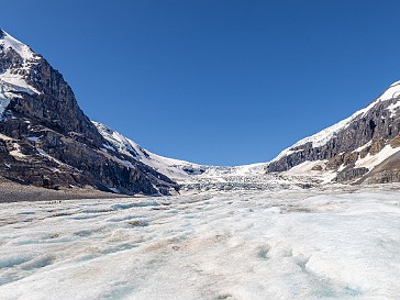 The Columbia Icefield South on the Icefields Parkway from Jasper to Banff, we stop for an experience on the Athabasca Glacier