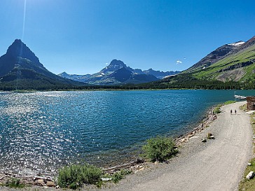 Many Glacier Hotel Many Glacier Hotel on Swiftcurrent Lake for our first night in Glacier National Park