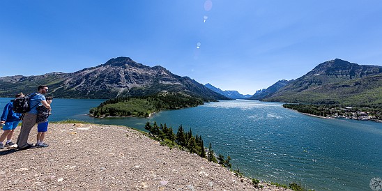 WatertonLakesNationalPark-009 Scenic overlook of Waterton Lakes, Alberta