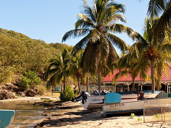 There was one restaurant on the beach where we wanted to get something to drink, but they were closed Jan 15, 2010 11:23 AM : Guadeloupe, SilverSea Caribbean Cruise 2010, Terre-de-Haut, Îles des Saintes