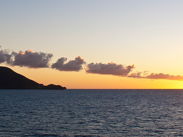 Jan 15, 2010 5:52 PM : Guadeloupe, SilverSea Caribbean Cruise 2010, Terre-de-Haut, sunset, Îles des Saintes
