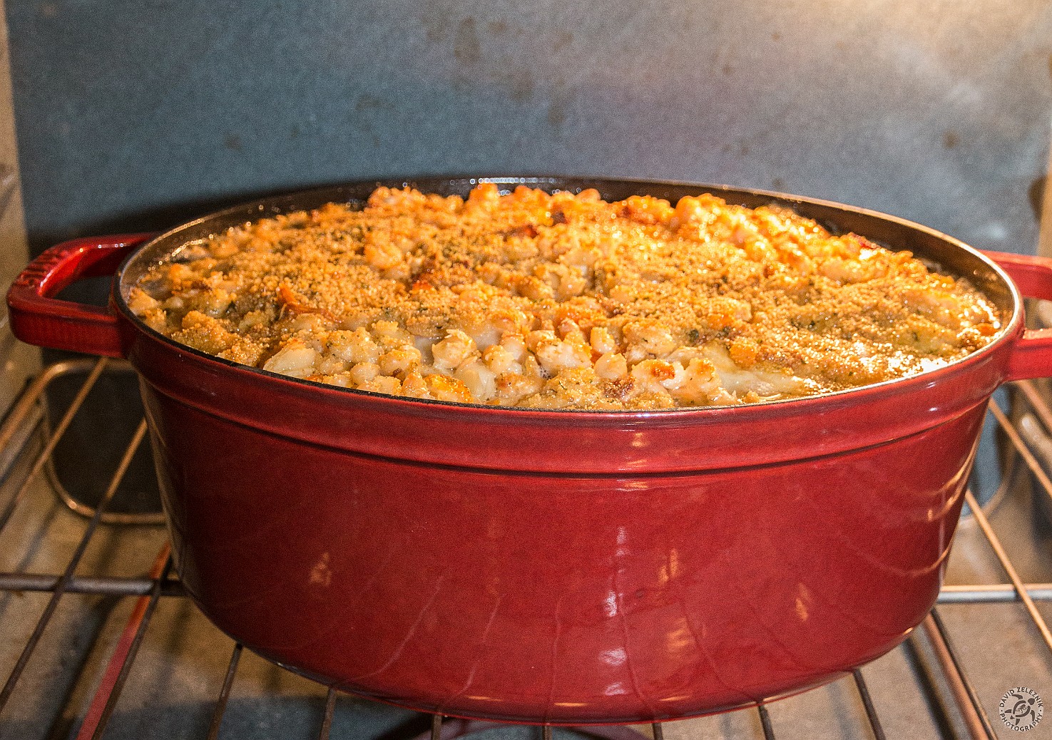 Cassoulet-002 Filled to the brim with duck, goose, pork belly, bacon ends, and herb sausage. Hard to be in the house for the several hours that the cassoulet had to simmer.