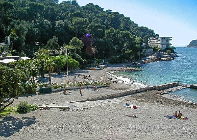 SophiaAntipolis2002-011 The Plage de Passable on the west coast of Saint-Jean-Cap-Ferrat