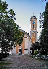 SophiaAntipolis2002-017 The church of Notre-Dame-de-l'Assomption in Èze