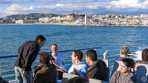 Côte d'Azur-003 Thursday was an ILOG Visualization Team excursion by ferry to Île Saint-Honorat, one of the small Îles de Lérins just off the coast of Cannes