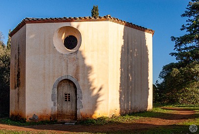 Côte d'Azur-006 The octagonal Chapelle Saint-Saveur, one of the seven chapels scattered throughout the island