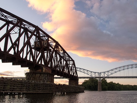 Passing by the railroad bridge Sep 22, 2013 6:45 PM