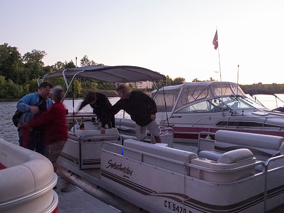 Docked, we bid our hosts farewell and thank you for a wonderful afternoon out on the river Sep 22, 2013 7:08 PM : Anne Cassady, Billy Laughlin, Dan Nocera, Jeff Cohen