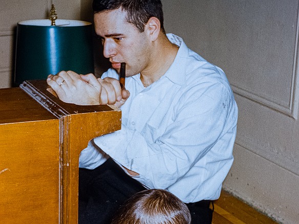 The Engineers Even at an early age I knew I wanted to become an engineer. Here I am at 1-1/2 years old with my toy screwdriver helping my dad do a repair job in our Mount...