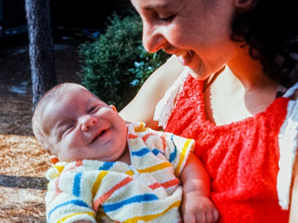 RehobothBeach1972-002 My aunt Irene Rosenbloom with first born Keith