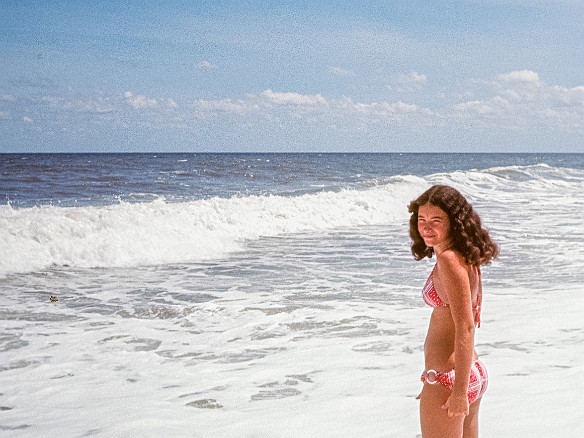 RehobothBeach1972-015 Leslie and I were only 3 months apart, so we were both 15 years old at the time of this vacation