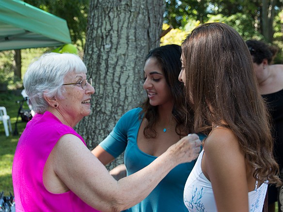 Myra with Danielle and Nicole Aug 28, 2016 11:06 AM : Danielle Rjeili, Myra Zeleznik, Nicole Rjeili