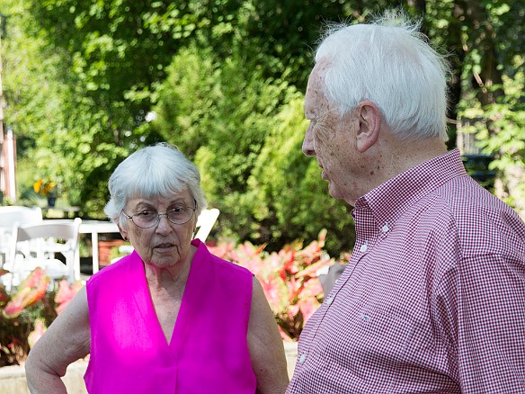 Myra with Heinz Hubli, neighbor from our old neighborhood in Stamford when we were in elementary school. His son, Richard was my childhood best friend Aug 28, 2016 3:24 PM : Heinz Hubli, Myra Zeleznik