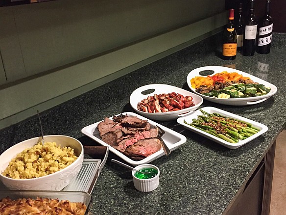 Dinner spread, thanks to lots of work by Dana and Craig May 13, 2016 7:45 PM