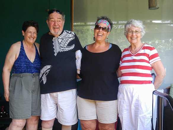 Mary, Reivan, Deb, and Myra on Sunday morning May 15, 2016 12:47 PM : Debra Zeleznik, Mary Wilkowski, Myra Zeleznik, Reivan Zeleznik