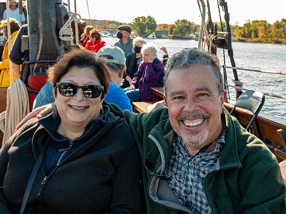 OnrustCTRiverCruise2021-008 Saturday afternoon was beautiful for a CT River cruise aboard the Onrust