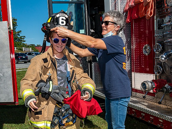 FireboatsAndFirefighters-20210911-017 Kids got to be Junior Firefighters for the day, exploring and trying on the equipment