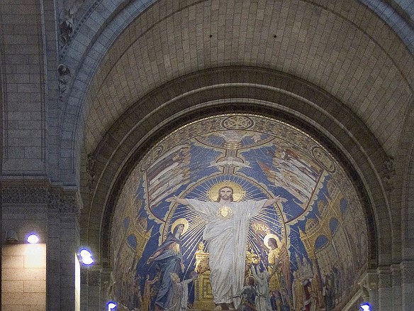 The main nave inside the Sacre Coeur Jan 29, 2005 1:00 PM : Paris