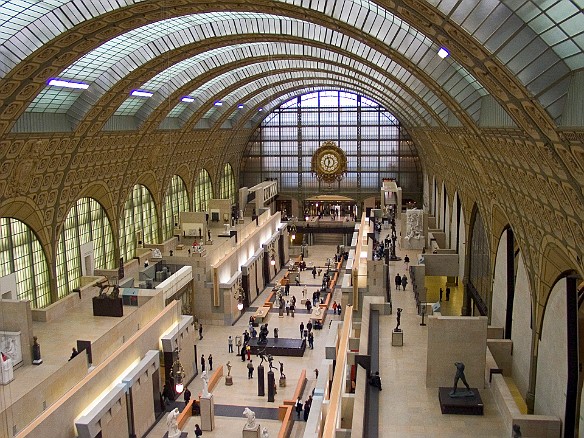 The main hall of the Musee d'Orsay, an old converted train station Jan 28, 2005 6:32 AM : Paris