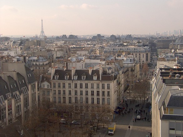 The top floor of the Pompidou offers a grand view of Paris Jan 26, 2005 9:42 AM : Paris