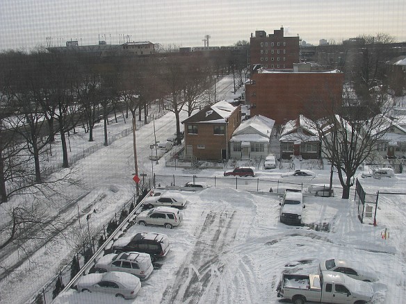 The beautiful view of Queens out our hotel window Jan 23, 2005 12:24 PM